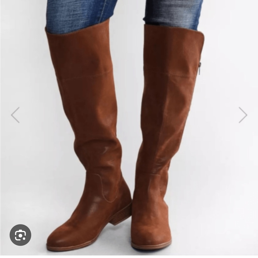 New‎ MIA Women’s Caryson Brown Over The Knee Boots Round Toe Regular Calf Width